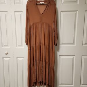 Young Fabulous & Broke Sheer Boho Maxi Dress